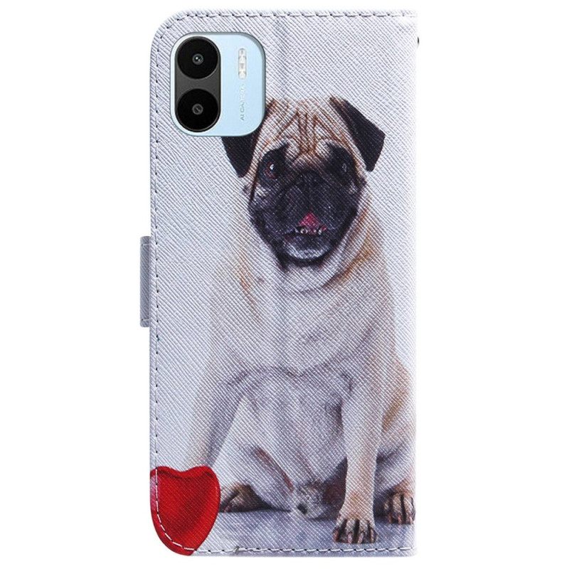 δερματινη θηκη Xiaomi Redmi A1 Pug Dog