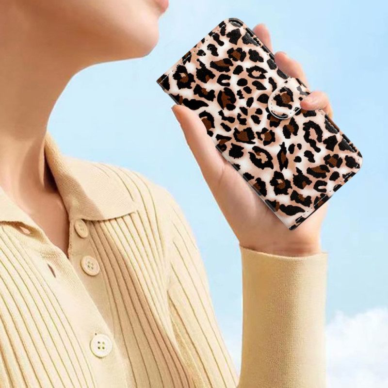 Κάλυμμα Xiaomi Redmi A1 με κορδονι Strappy Leopard Print