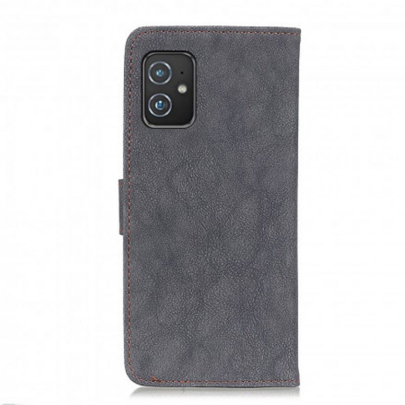 Θήκη Flip Asus Zenfone 8 Khazneh Retro Split Faux Leather