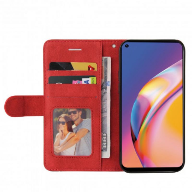 δερματινη θηκη Oppo A94 5G Δίχρωμο Signature Faux Leather