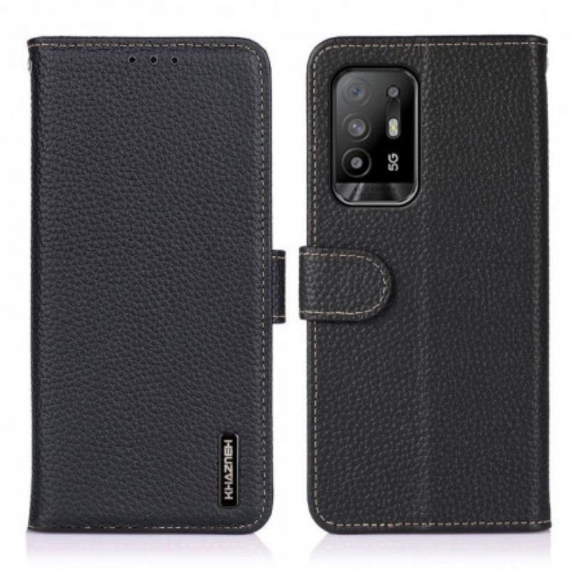 Κάλυμμα Oppo A94 5G Khazneh Lychee Leather