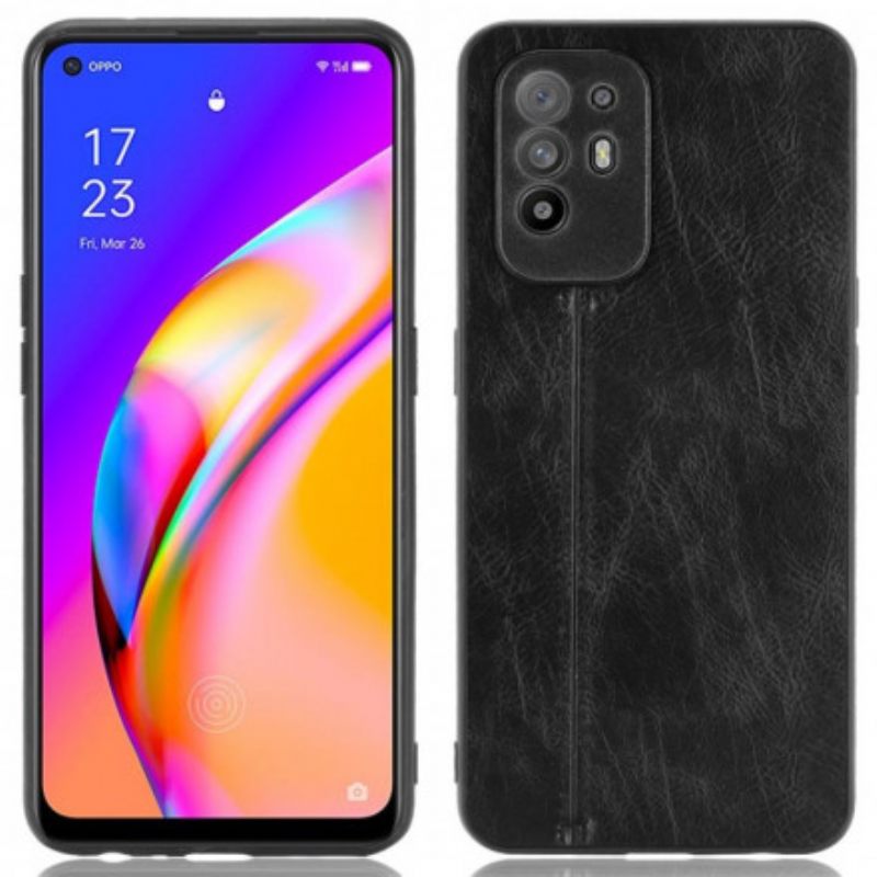 Θήκη Oppo A94 5G Couture Δερμάτινο Εφέ