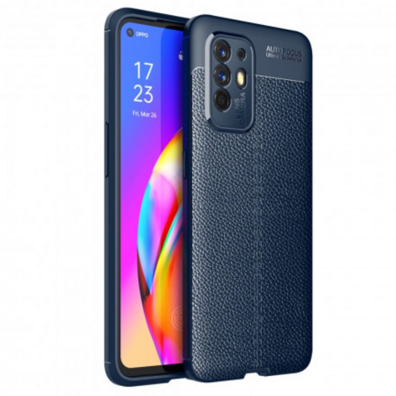 Θήκη Oppo A94 5G Litchi Leather Effect