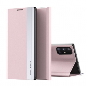 θηκη κινητου Samsung Galaxy A71 5G Νέο Σχέδιο Από Συνθετικό Δέρμα