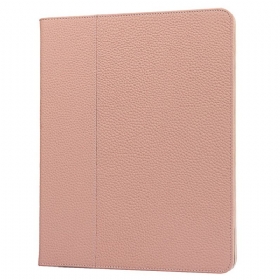 θηκη πορτοφολι iPad Pro 12.9" (2022) Γνήσιο Δέρμα Litchi