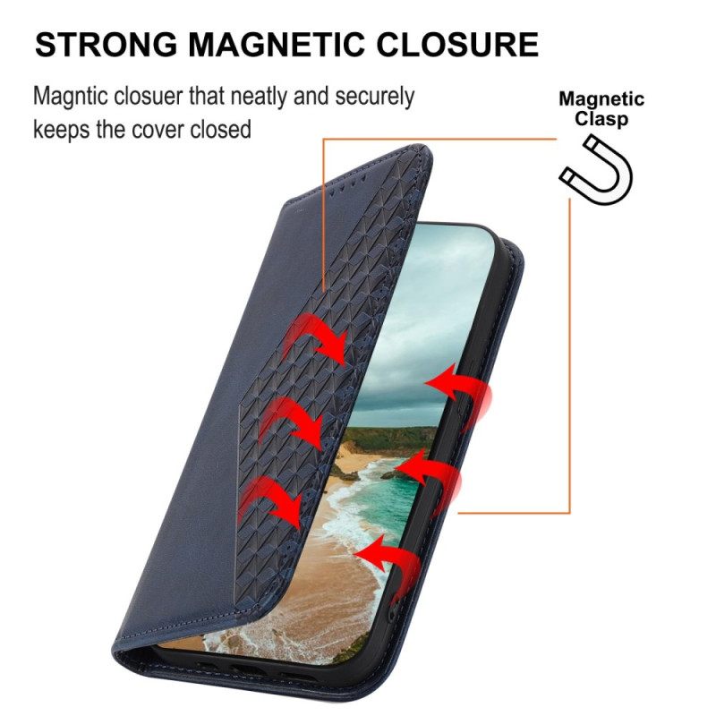 θηκη κινητου Samsung Galaxy S23 Plus 5G με κορδονι Θήκη Flip 3d Pattern Strappy