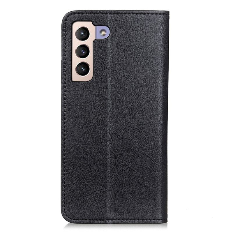 θηκη κινητου Samsung Galaxy S23 Plus 5G Θήκη Flip Litchi Split Leather