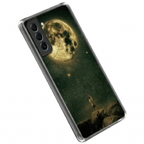 Θήκη Samsung Galaxy S23 Plus 5G Ευέλικτο Ο Άνθρωπος Στη Σελήνη