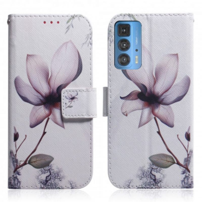 Κάλυμμα Motorola Edge 20 Pro Flower Dusty Pink