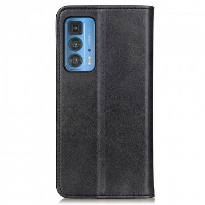 θηκη κινητου Motorola Edge 20 Pro Θήκη Flip Σχέδιο Split Leather