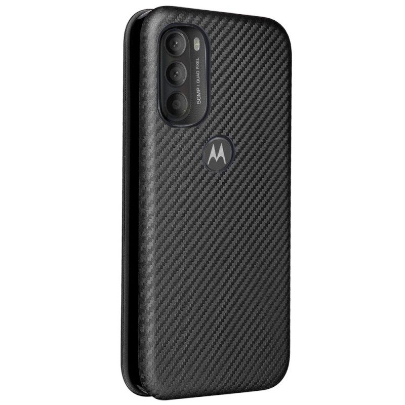 θηκη κινητου Moto G71 5G Θήκη Flip Έγχρωμη Σιλικόνη Άνθρακα