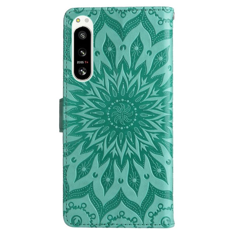 Κάλυμμα Sony Xperia 5 IV Mandala Sun Με Κορδόνι