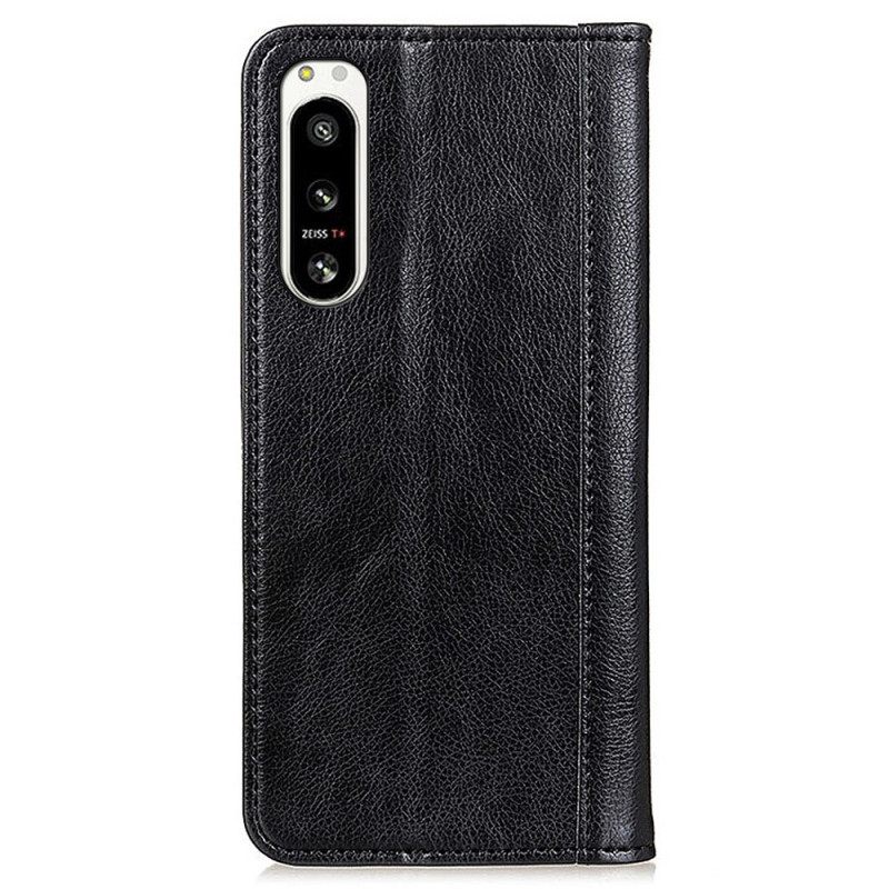 θηκη κινητου Sony Xperia 5 IV Θήκη Flip Split Leather