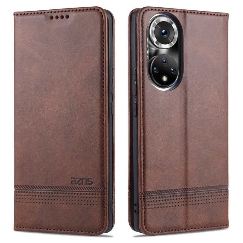 θηκη κινητου Honor 50 Pro Θήκη Flip Pro Style Leather Azns