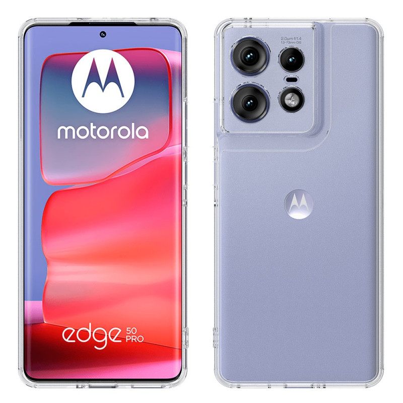 Κάλυμμα Motorola Edge 50 Pro Διαφανές Σιλικόνης