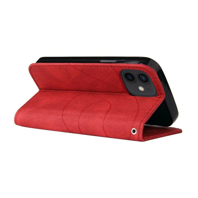 Κάλυμμα iPhone 13 Mini Δίχρωμο Signature Faux Leather