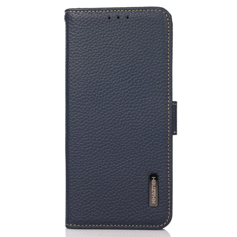 Κάλυμμα iPhone 13 Mini Khazneh Lychee Leather