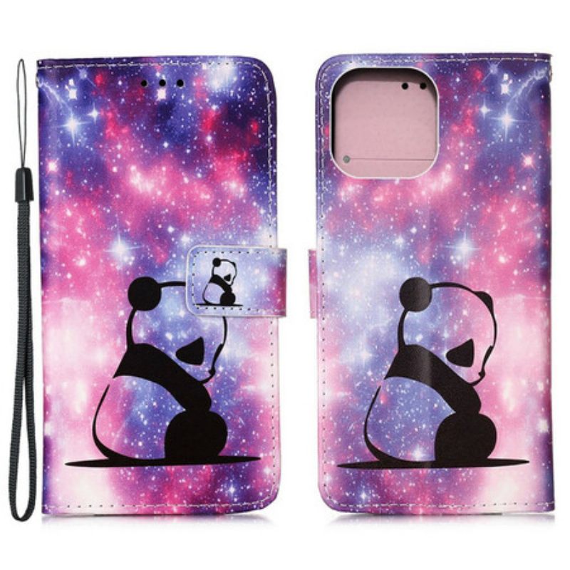 Κάλυμμα iPhone 13 Mini Panda Galaxy