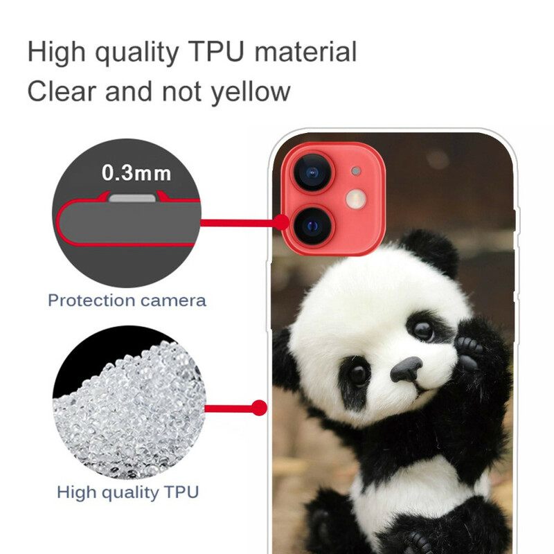 Θήκη iPhone 13 Mini Ευέλικτο Panda