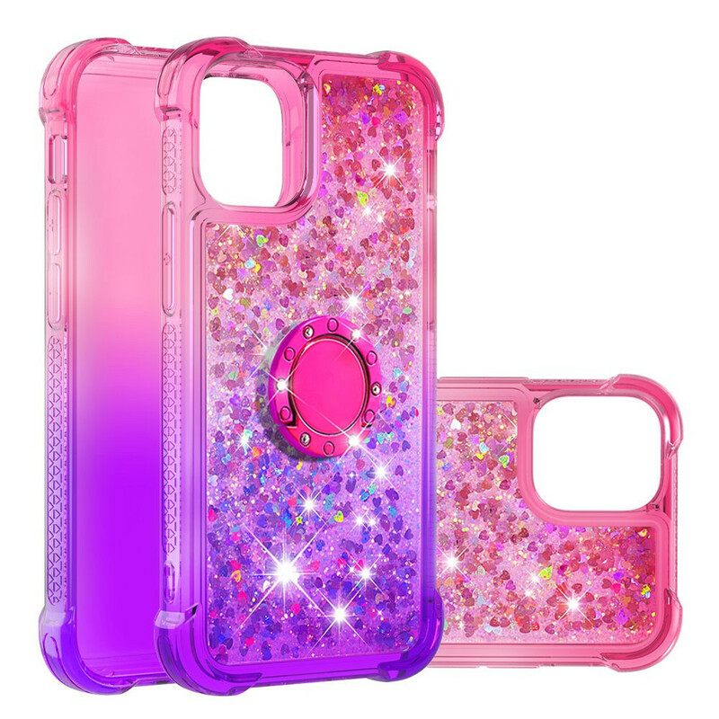 Θήκη iPhone 13 Mini Glitter Ring-bracket