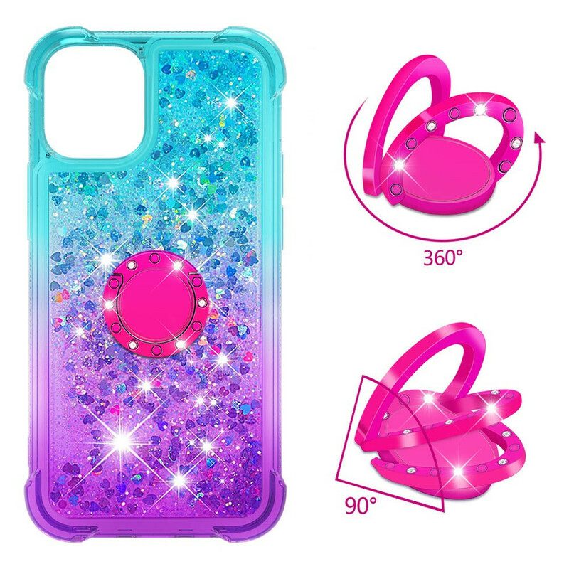 Θήκη iPhone 13 Mini Glitter Ring-bracket