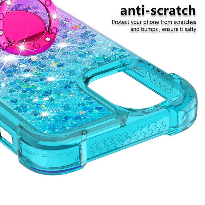 Θήκη iPhone 13 Mini Glitter Ring-bracket