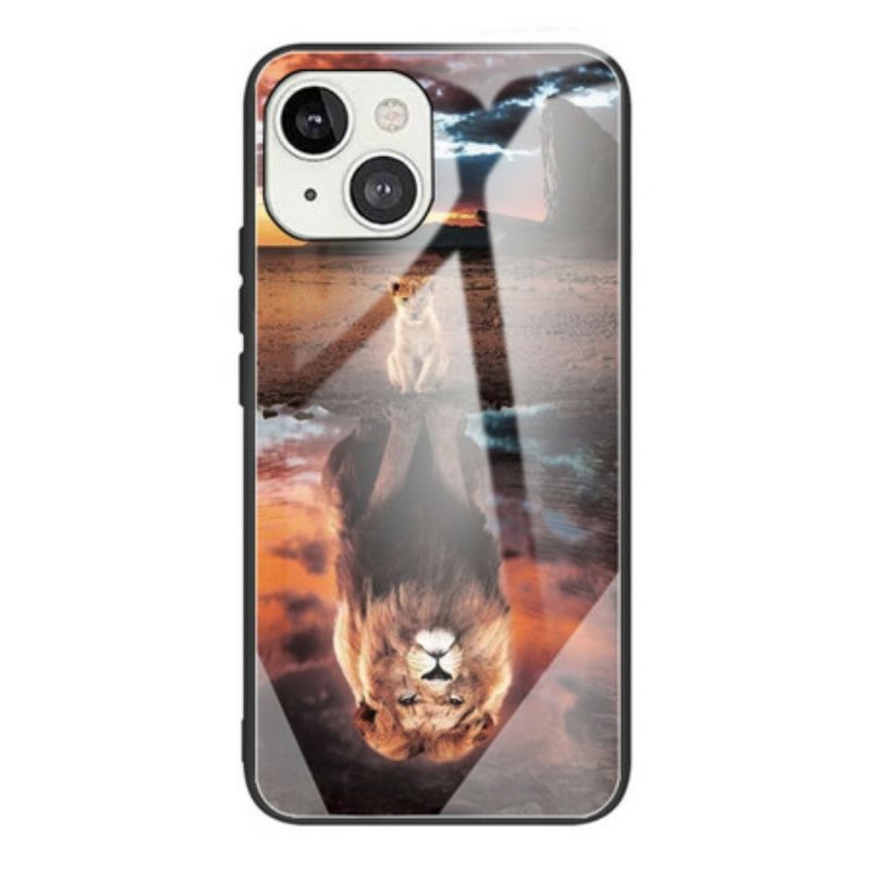 Θήκη iPhone 13 Mini Lion Cub's Dream Tempered Glass