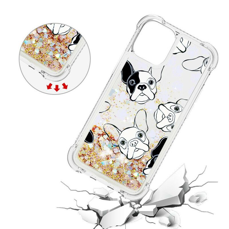 Θήκη iPhone 13 Mini Mr Dog Sequins