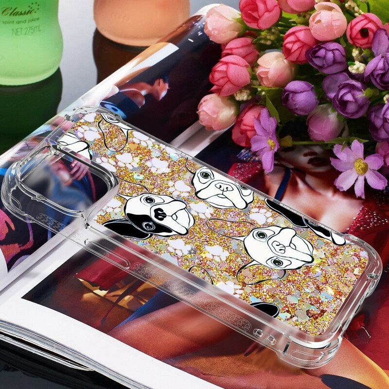 Θήκη iPhone 13 Mini Mr Dog Sequins