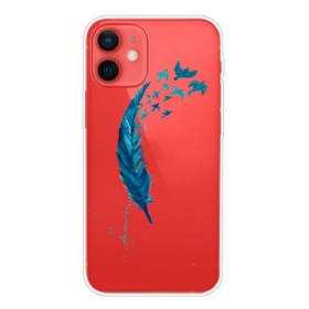 Θήκη iPhone 13 Mini Όμορφο Μπλε Φτερό