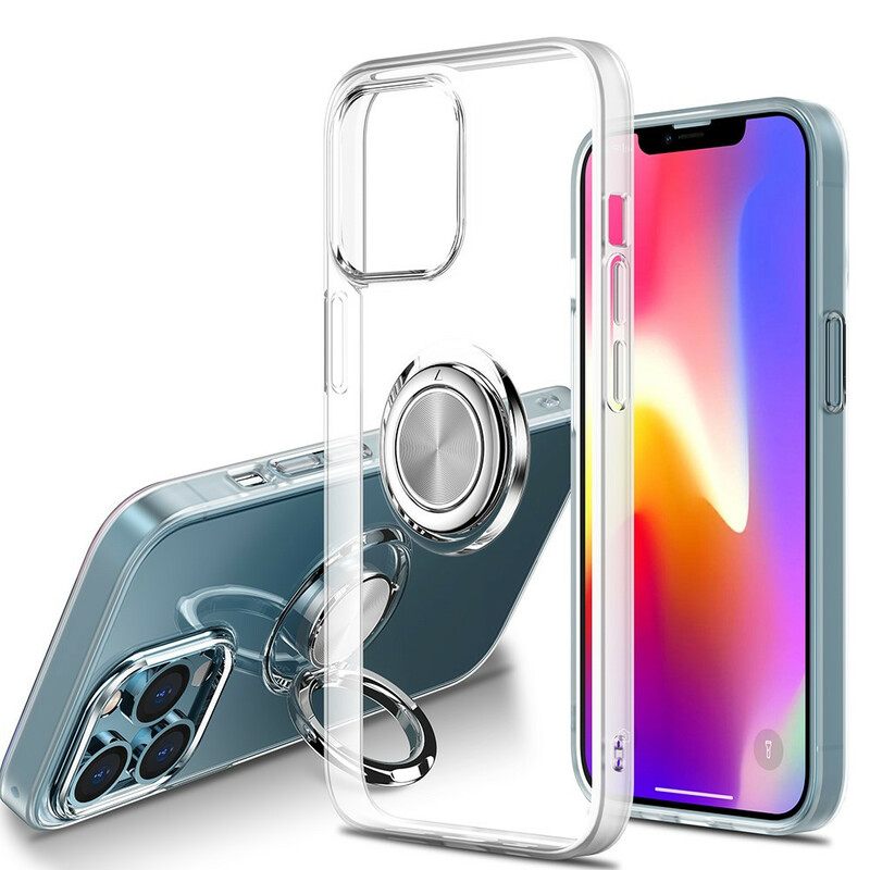 θηκη κινητου iPhone 13 Mini Διαφανές Με Ring-support