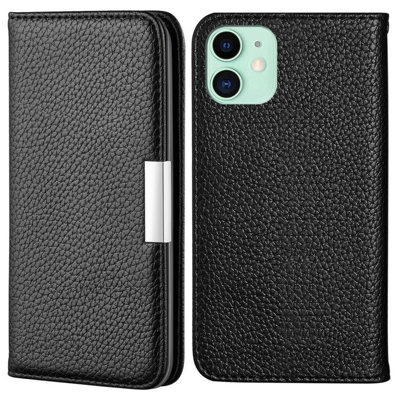 θηκη κινητου iPhone 13 Mini Θήκη Flip Faux Leather Litchi Ultra Chic