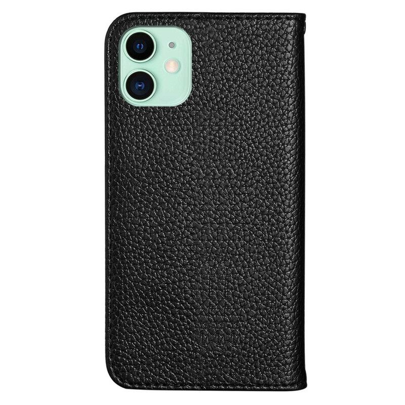 θηκη κινητου iPhone 13 Mini Θήκη Flip Faux Leather Litchi Ultra Chic