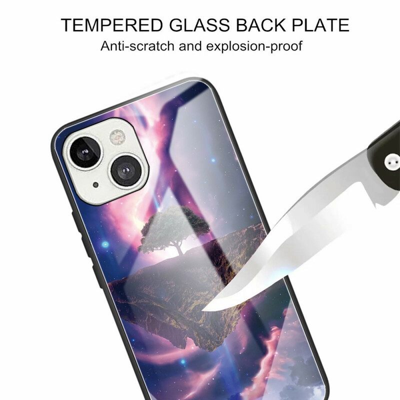 θηκη κινητου iPhone 13 Mini World Tree Tempered Glass