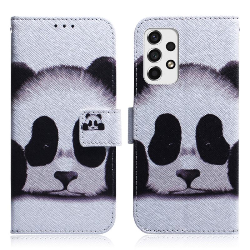 δερματινη θηκη Samsung Galaxy A33 5G Πρόσωπο Panda