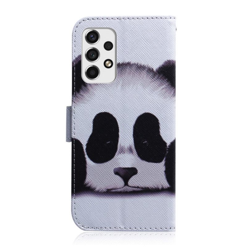 δερματινη θηκη Samsung Galaxy A33 5G Πρόσωπο Panda