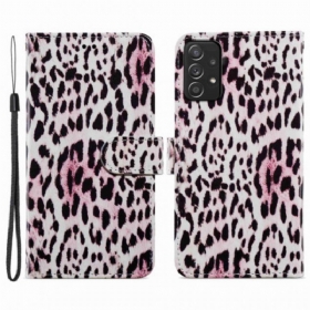 Θήκη Flip Samsung Galaxy A33 5G Leopard Print