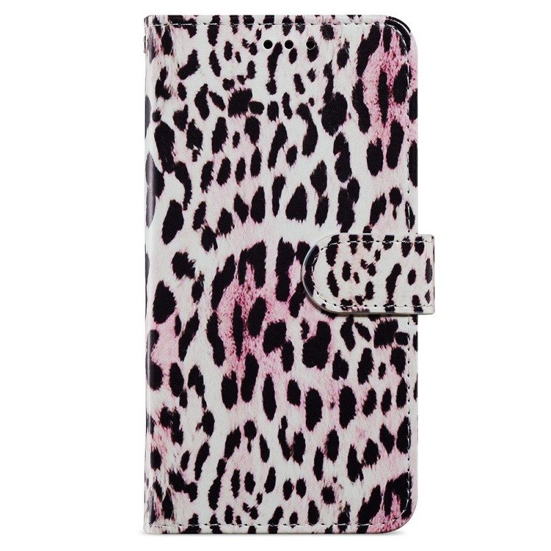 Θήκη Flip Samsung Galaxy A33 5G Leopard Print