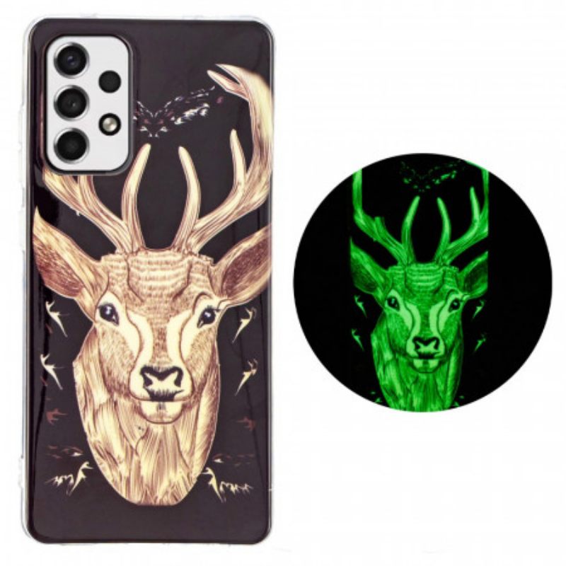 θηκη κινητου Samsung Galaxy A33 5G Fluorescent Majestic Deer