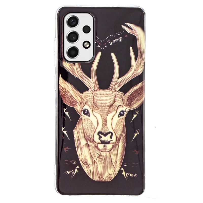 θηκη κινητου Samsung Galaxy A33 5G Fluorescent Majestic Deer