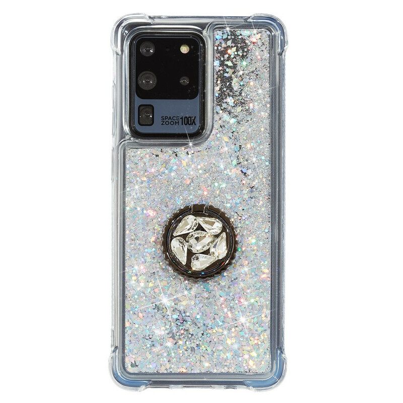 Θήκη Samsung Galaxy S20 Ultra Glitter Ring-bracket