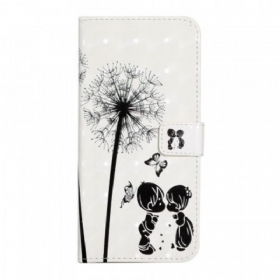 δερματινη θηκη Samsung Galaxy S22 5G Baby Love Dandelion