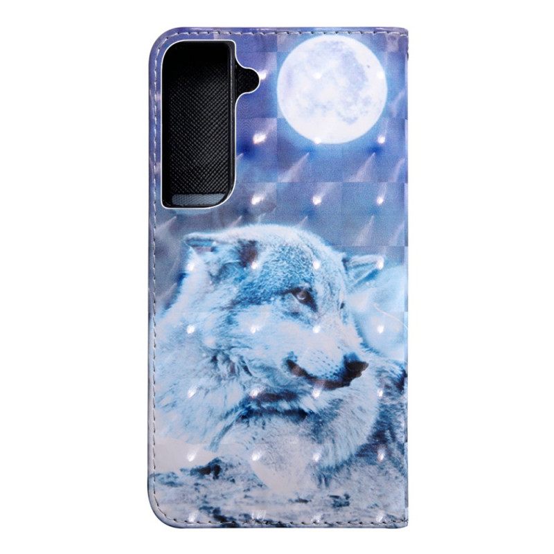 δερματινη θηκη Samsung Galaxy S22 5G Gerald The Wolf