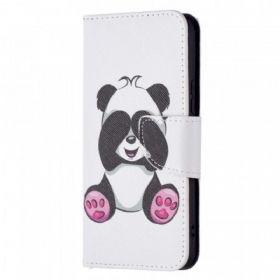 δερματινη θηκη Samsung Galaxy S22 5G Panda Fun