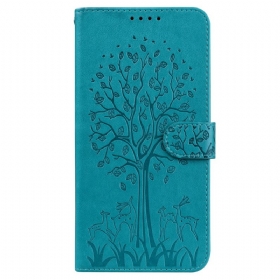 Κάλυμμα Samsung Galaxy S22 5G Δέντρο Και Ελάφι