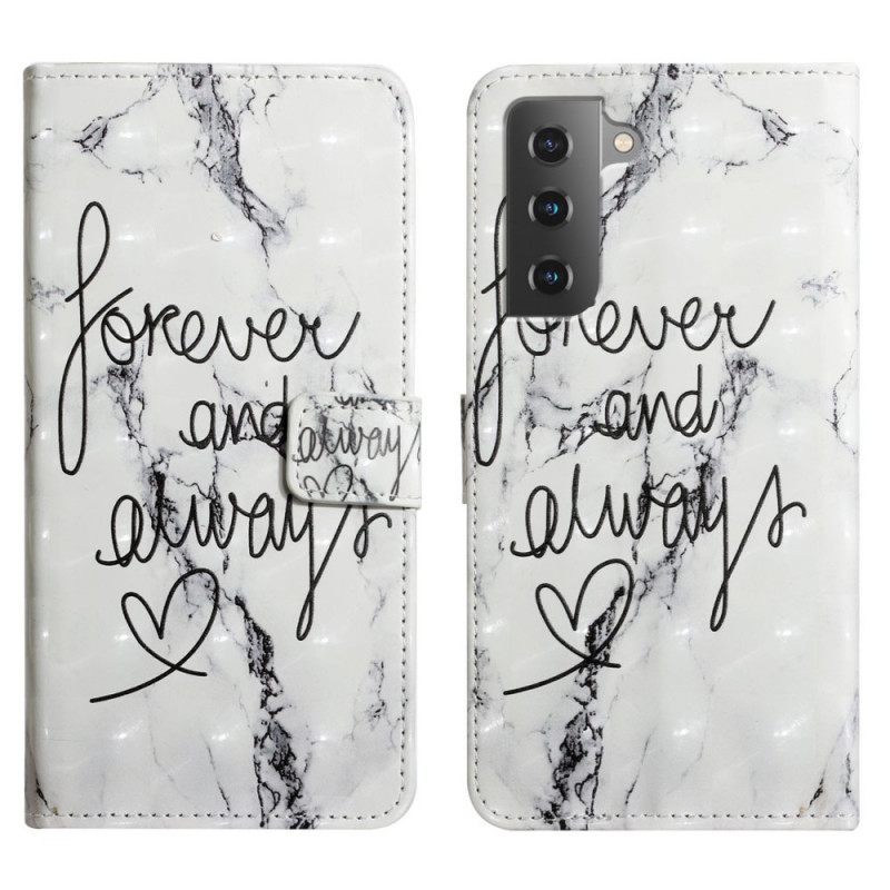 Κάλυμμα Samsung Galaxy S22 5G Marble Forever & Always