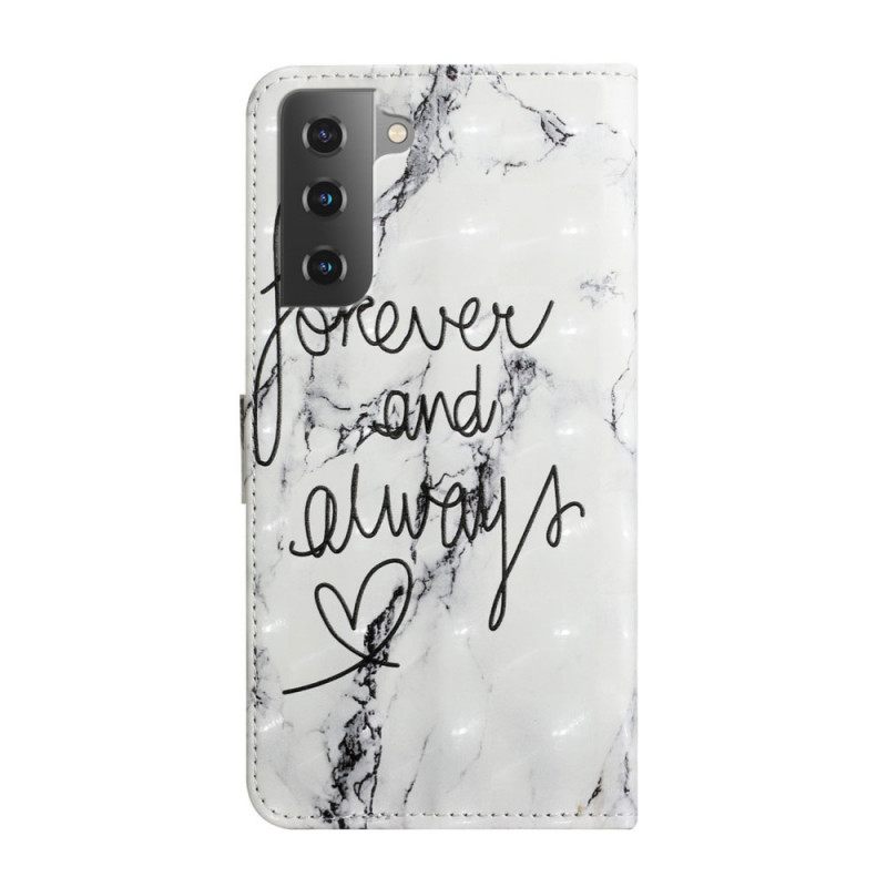 Κάλυμμα Samsung Galaxy S22 5G Marble Forever & Always