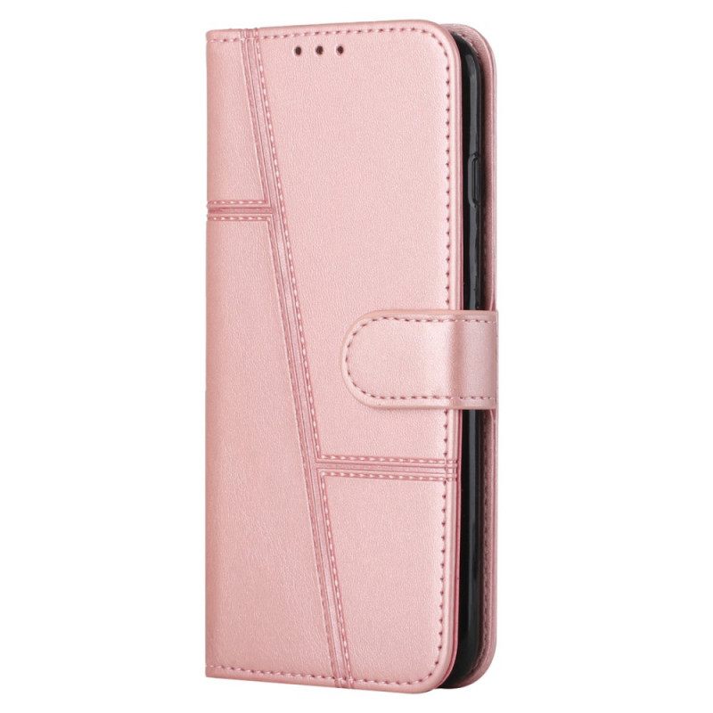 Κάλυμμα Samsung Galaxy S22 5G με κορδονι Strappy Geo Leather Effect