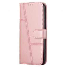 Κάλυμμα Samsung Galaxy S22 5G με κορδονι Strappy Geo Leather Effect