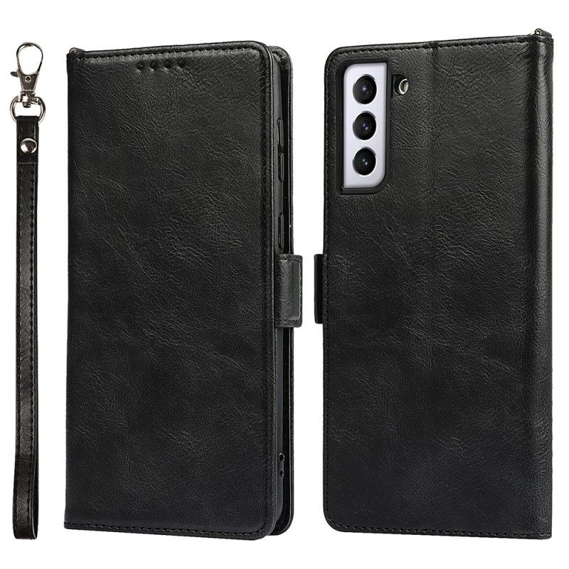 Κάλυμμα Samsung Galaxy S22 5G Τεχνολογία Rfid Style Leather